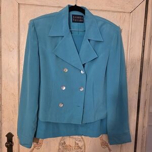 Andrea Viccaro Women's Stylish Blue Blazer
